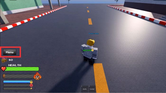 Hướng dẫn nhập mã code Error Zone - bước 1