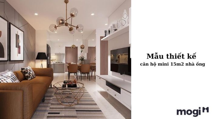 Mẫu thiết kế căn hộ mini 15m2 nhà ống thông minh và tiết kiệm diện tích