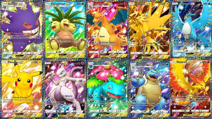 Một số thẻ Full Art EX