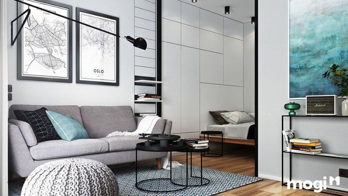 Mẫu thiết kế căn hộ mini 15m2 với nội thất thông minh tối ưu không gian