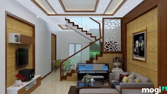 Mẫu trần thạch cao cho phòng khách 30m2 đẹp, mang đến không gian sang trọng và tinh tế cho những căn phòng rộng rãi.