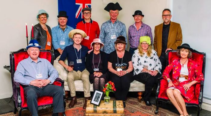 Many Australians and New Zealanders can trace their heritage back to immigrants—and convicts—who arrived aboard the Edwin Fox. This photo shows some of their descendants, who gathered in 2019.