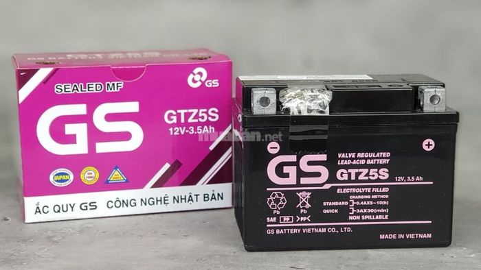 Bình ắc quy GS GTZ5S (12V - Ah)