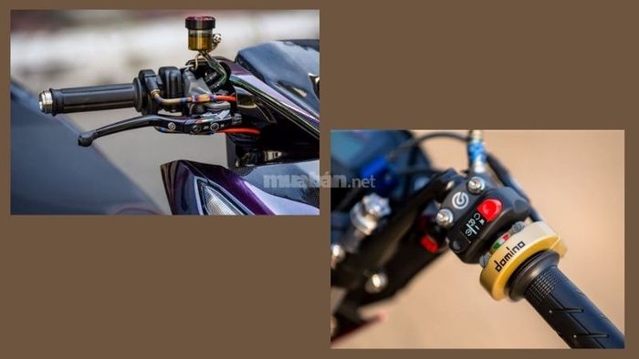 Bộ cùm tay thắng độ cho xe Vario