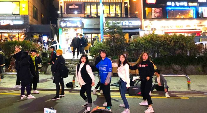 If you want to see the next generation of K-pop stars in action, make your way to Hongdae Street.