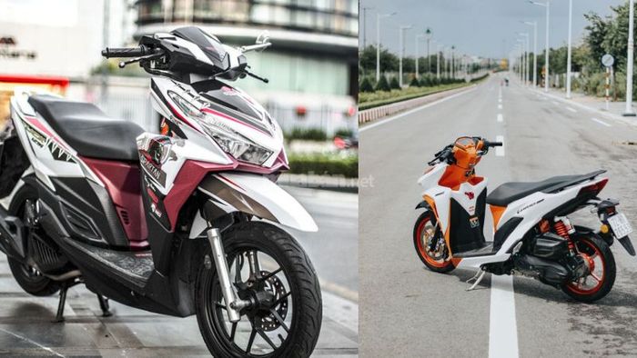 Vario độ màu trắng trẻ trung, thể hiện sự năng động và phong cách hiện đại.