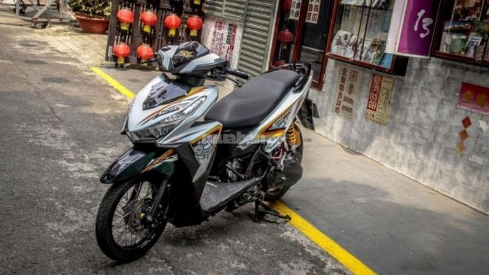 Mẫu xe Vario độ với phong cách Trung Hoa, độc đáo và ấn tượng.