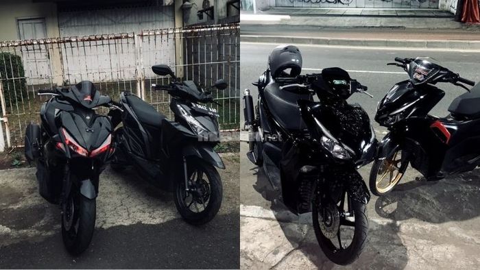 Vario với thiết kế chủ đạo màu đen, thể hiện sự huyền bí và mạnh mẽ.