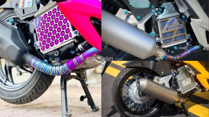 Ống pô độ cho xe Vario