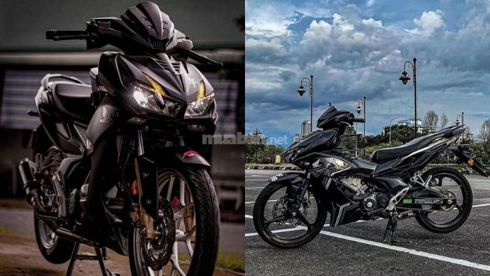 Xe Vario độ màu vàng đen, mang phong cách thể thao đầy năng động và mạnh mẽ.