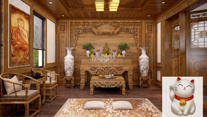 Hướng phòng thờ phong thủy tốt cho gia chủ tuổi Ất Mão 1975