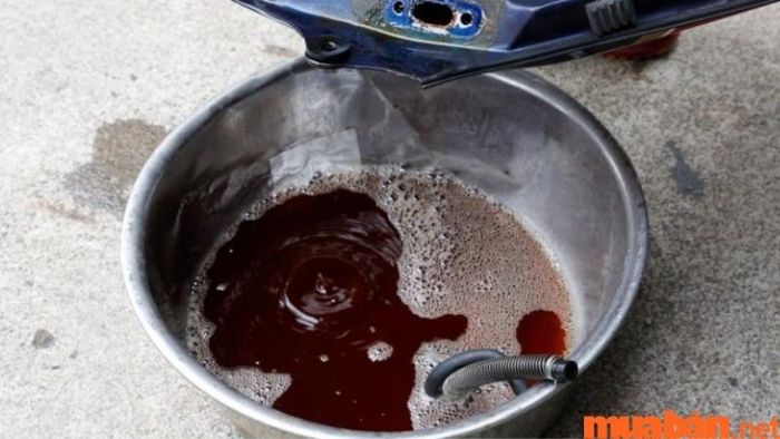 Xăng xe máy bị lẫn tạp chất