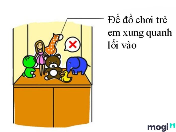 Lối đi từ cổng vào nhà