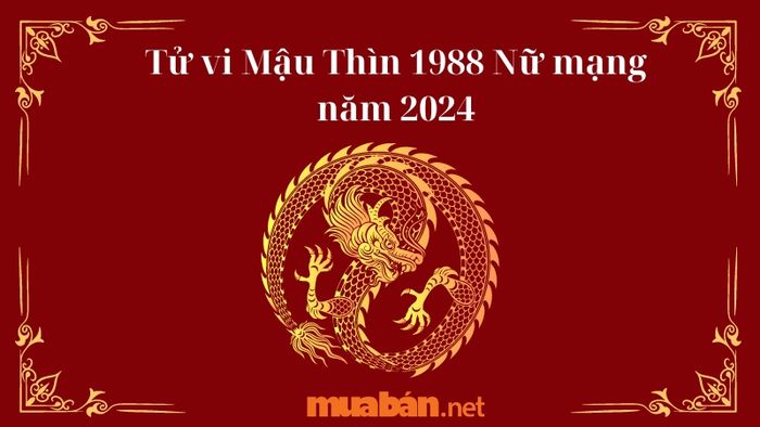 Tử vi Mậu Thìn 1988 nữ mạng năm 2024: Dự báo về công việc và cuộc sống