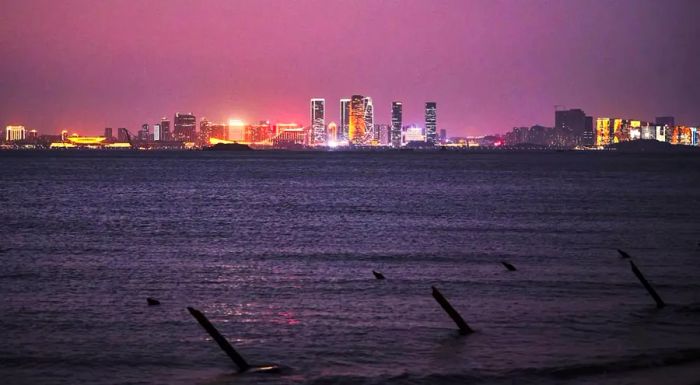 From the shores of Kinmen, visitors can catch a glimpse of the mainland Chinese city of Xiamen.