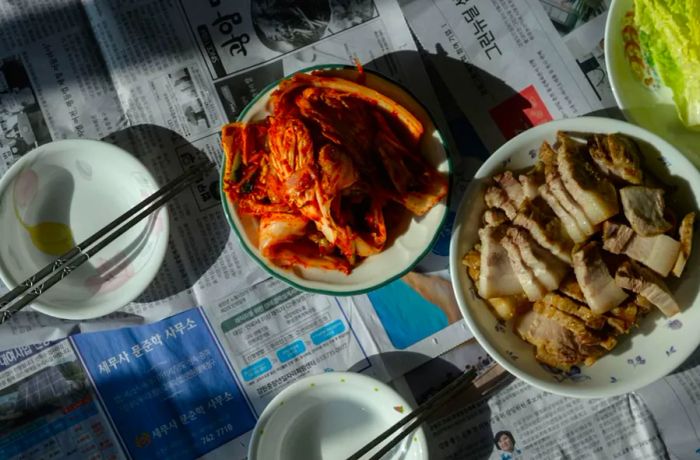 In 2013, kimjang—the tradition of making and sharing kimchi—was recognized as a UNESCO Intangible Cultural Heritage.