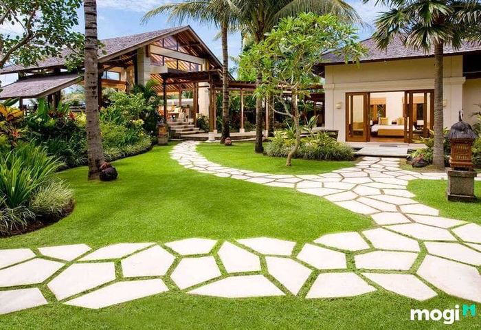 Thiết kế sân vườn nhà cấp 4 đẹp mang lại không gian sống dễ chịu và đầy cảm hứng cho gia chủ.