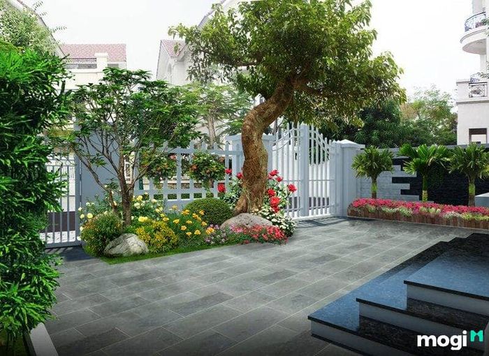 Ý tưởng thiết kế sân vườn đơn giản cho nhà cấp 4