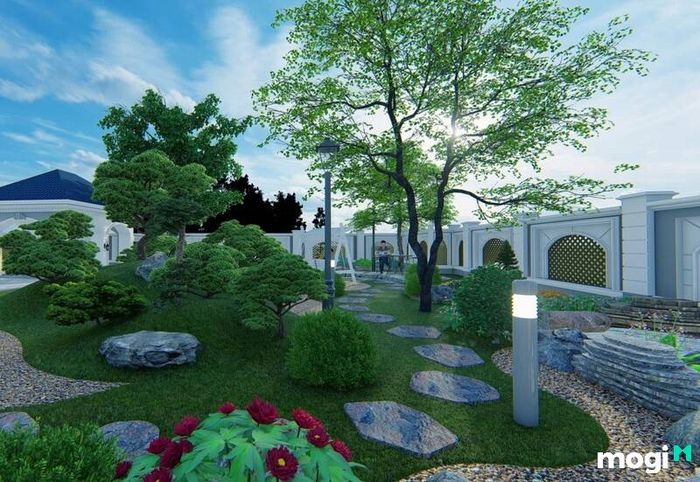 Sân vườn mang lại giá trị phong thủy cao cho ngôi nhà