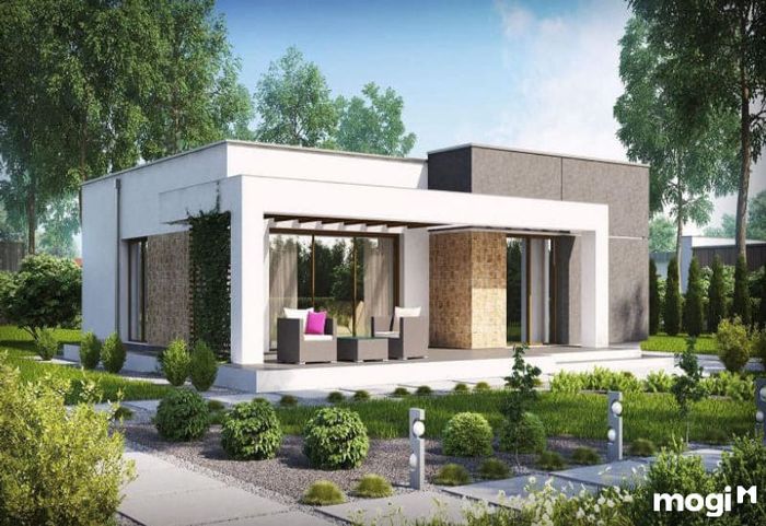 Nhà cấp 4 phong cách biệt thự giả