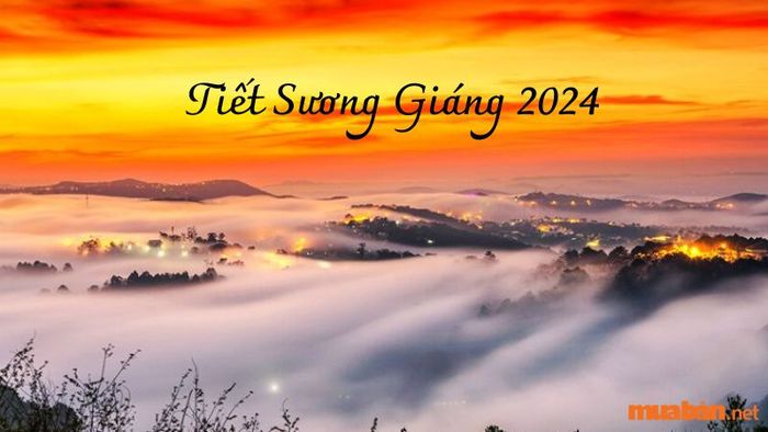 Tiết Sương Giáng năm 2024