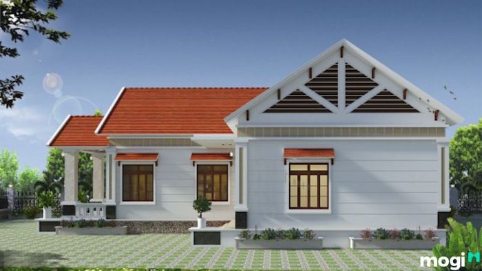 Mái tôn giả ngói màu đỏ