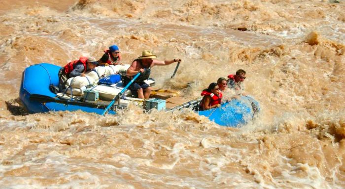 Are you ready to take on the Colorado River's wild rapids in the Grand Canyon?