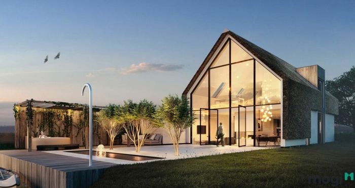 Mẫu nhà cấp 4 đẹp tại nông thôn giá rẻ 3