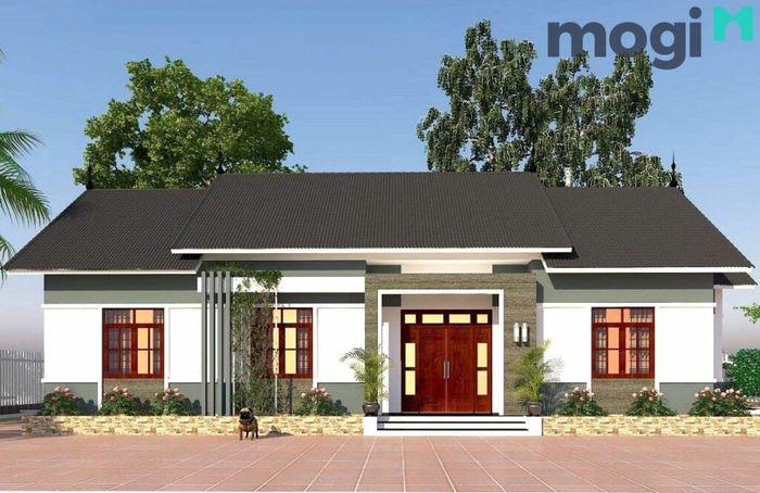 Mẫu nhà cấp 4 đẹp ở nông thôn giá rẻ 8