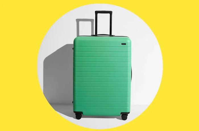 The Seafoam Green Large Away Suitcase