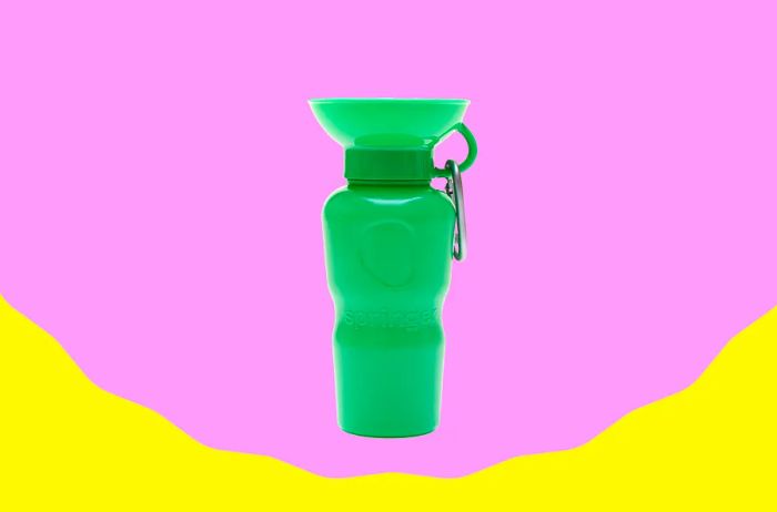 Springer Classic Dog Travel Bottle in Green