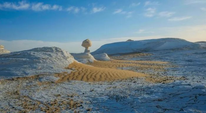 The desert is dotted with remarkable, otherworldly formations.