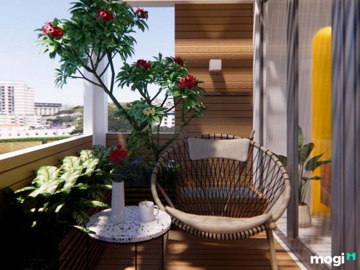 Tiểu cảnh ban công chung cư