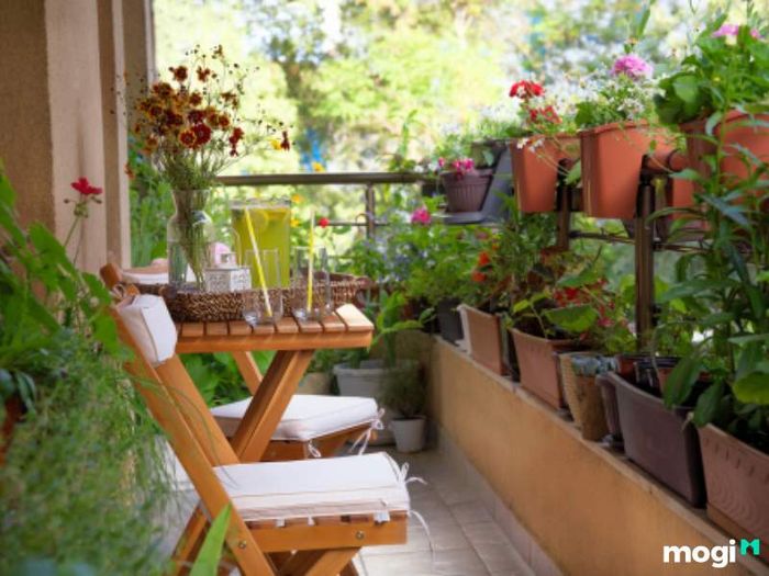 Tiểu cảnh ban công chung cư