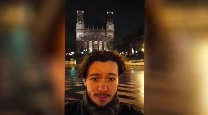 On his own in Paris, McAfee set off on a solo sightseeing adventure.