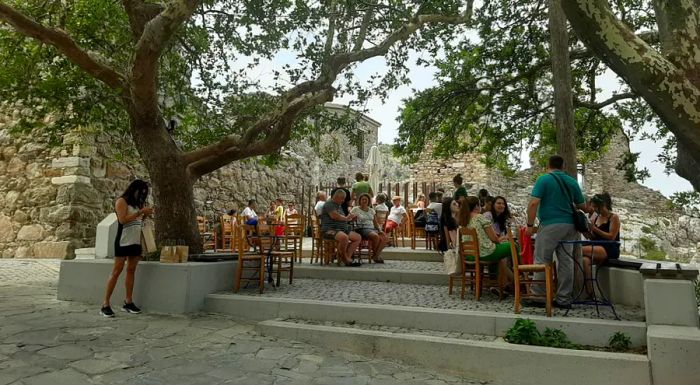 People visit Samothrace to soak in its relaxed atmosphere.