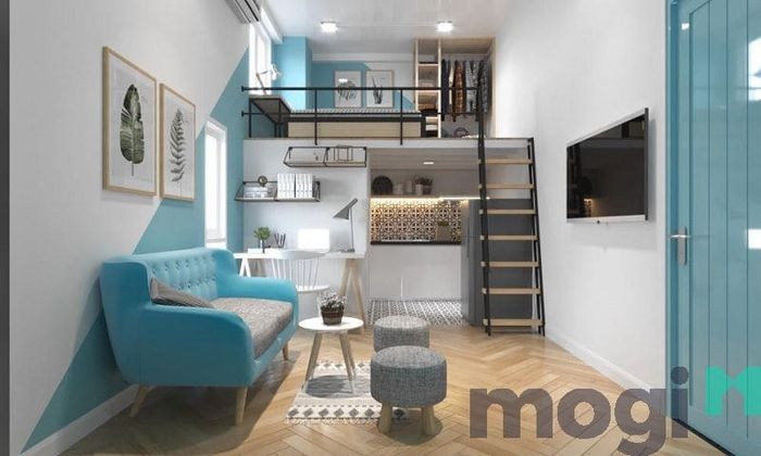 Phòng trọ 10m2: Thiết kế mẫu 1