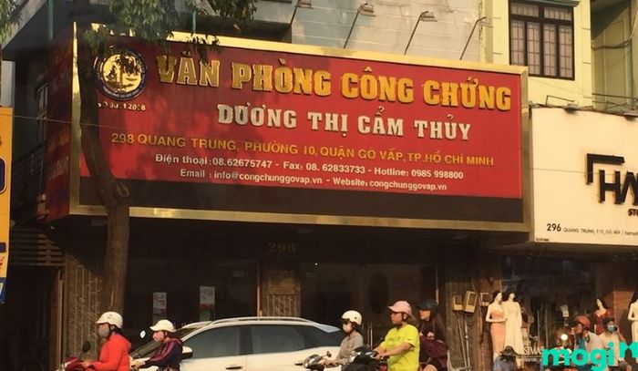 Văn phòng công chứng Dương Thị Cẩm Thủy