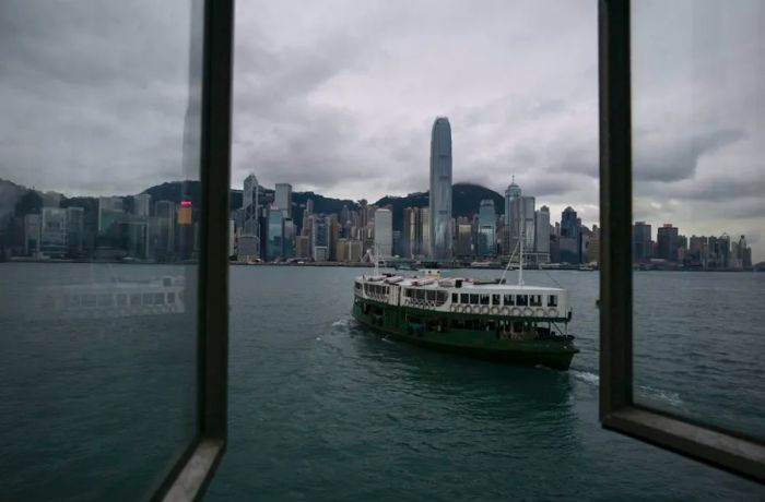 The Star Ferry sails across Hong Kong’s iconic Victoria Harbour.