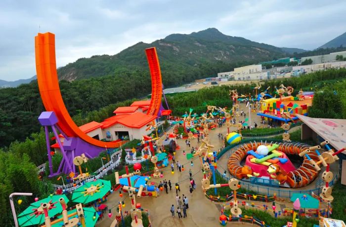 Toy Story Land at Hong Kong Disneyland.