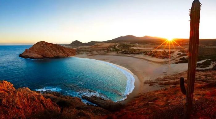 Montage Los Cabos will be one of the few resorts in Cabo to offer a swimmable beach, a rare and coveted feature in the region.