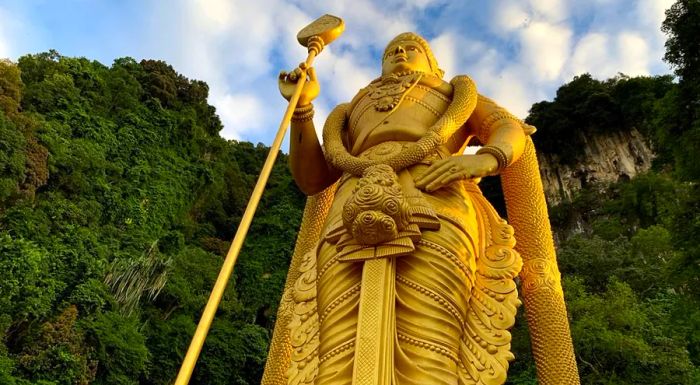 Every year, hundreds of thousands of visitors flock to the Batu Caves to celebrate Thaipusam, a festival dedicated to the Hindu god Lord Murugan.