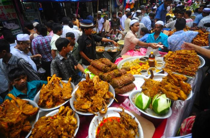 In Kuala Lumpur, the Ramadan Bazaar comes alive after sunset, offering delicious food for those ready to break their fast. Non-Muslim visitors are also welcome.