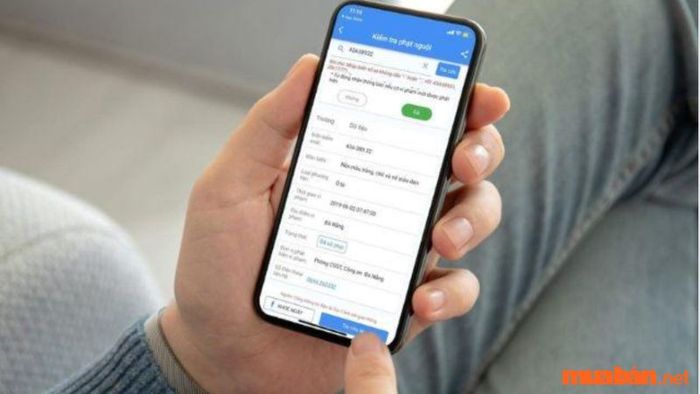Thời gian tra cứu phạt nguội sau khi vi phạm được ghi nhận