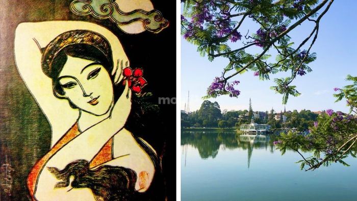 Có nhiều người cho rằng tên hồ được lấy cảm hứng từ 'Bà Chúa thơ Nôm Hồ Xuân Hương' - Nguồn ảnh: Sưu tầm