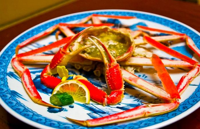 Echizen Gani crab is one of the must-try delicacies in Fukui prefecture.