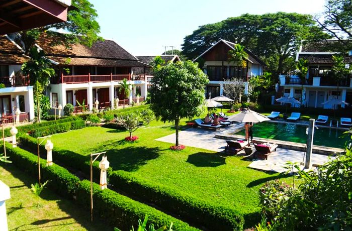 The Riverside Boutique Resort offers a refined escape, far from the typical backpacker hostels.