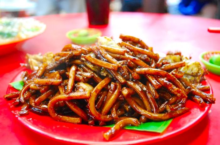 Don’t miss the iconic hokkien mee when in Penang.