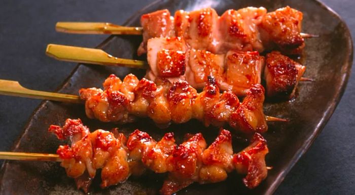 A trip to a pub in Japan is incomplete without trying yakitori – skewered chicken grilled to perfection in the Japanese style.