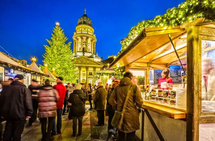 Gendarmenmarkt is one of the most magical Christmas markets in Berlin.